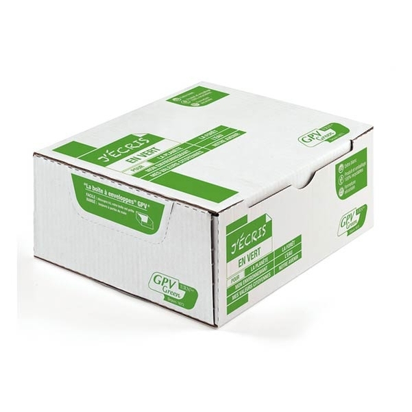 Boite 500 Enveloppes DL à fenêtre (45/100) 80g 100% recyclé - Vignette 2