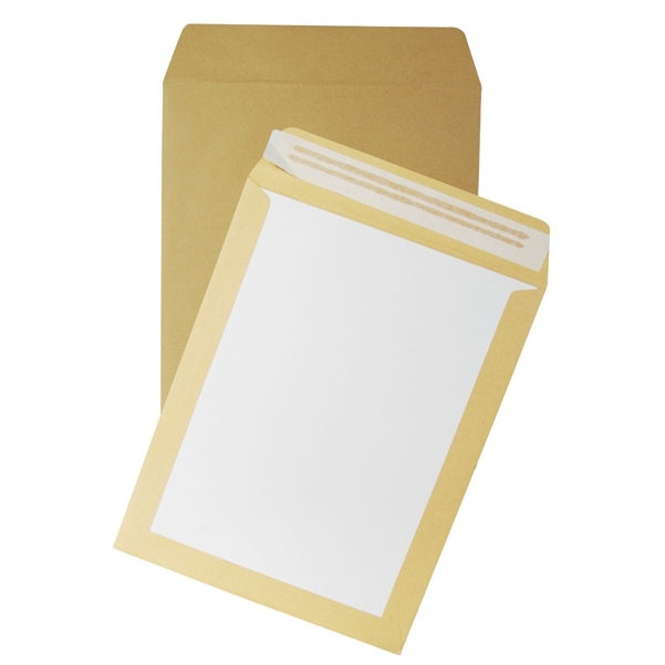Sac kraft avec dos renforcé rigide 260X330mm