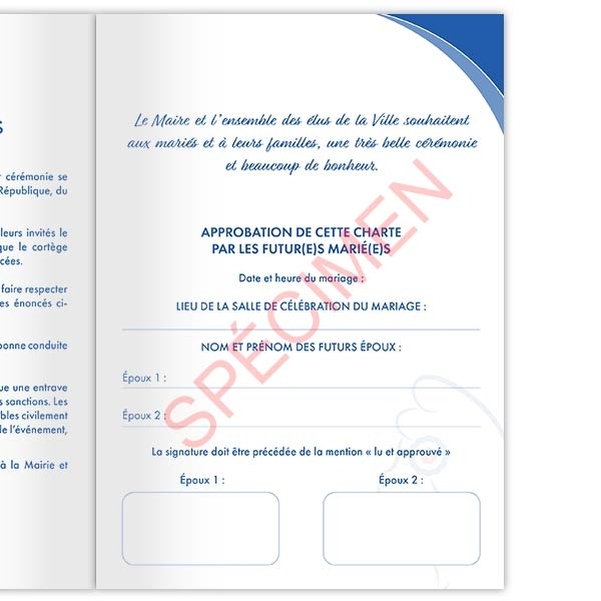 Charte de bonne conduite mariage - Vignette 4