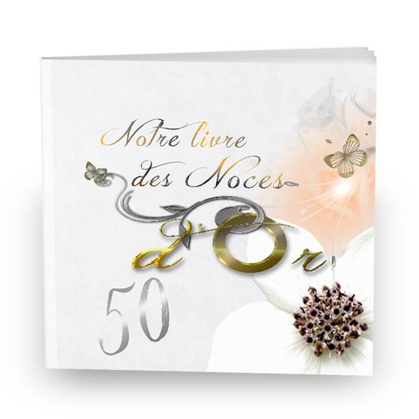Livre des Noces d'or Design Paper