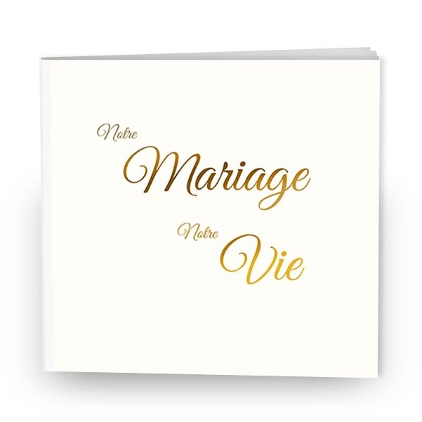 Livre d'Or Notre Mariage Notre Vie
