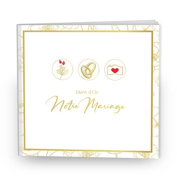 Livre d'or Mariage ROMANCE