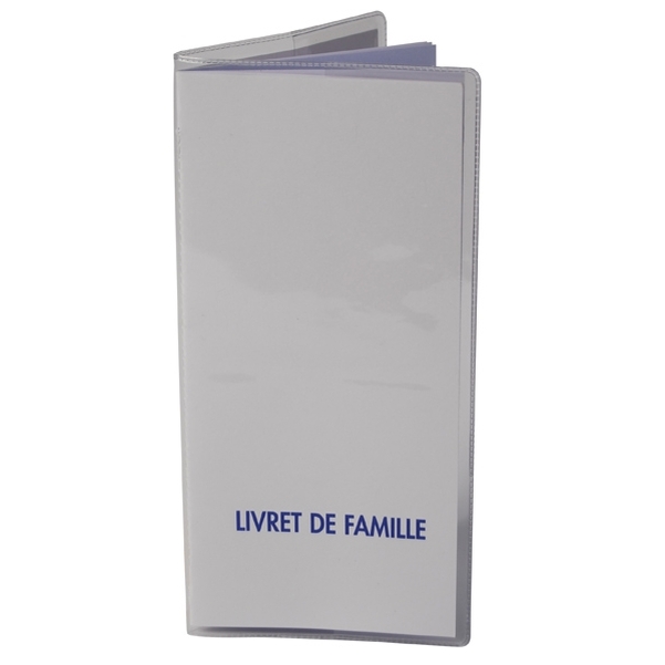 Etui transparent pour livret de famille