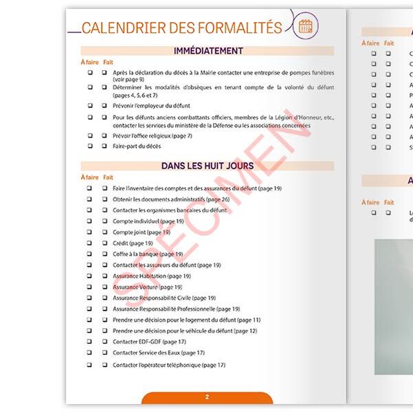 Guide du décès - Vignette 3