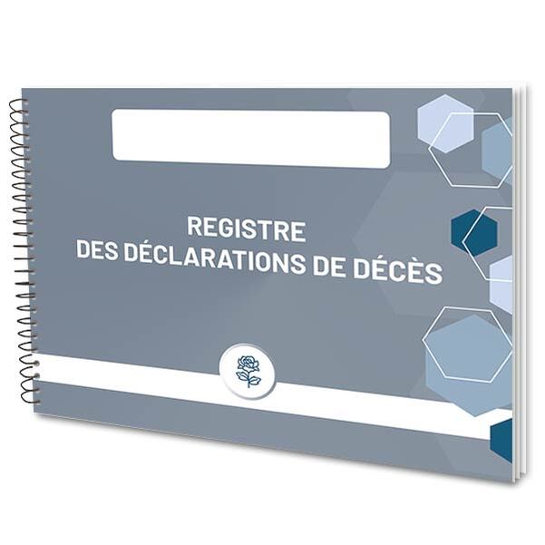 Registre de déclaration de décès en Mairie