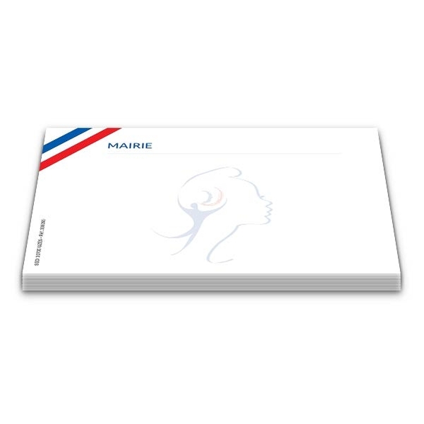 Bloc Post-it® Marianne Tricolore repositionnable 25 feuilles 100x70mm