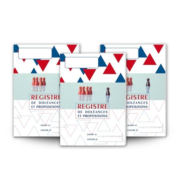 Registre de doléances et propositions - Lot de 3