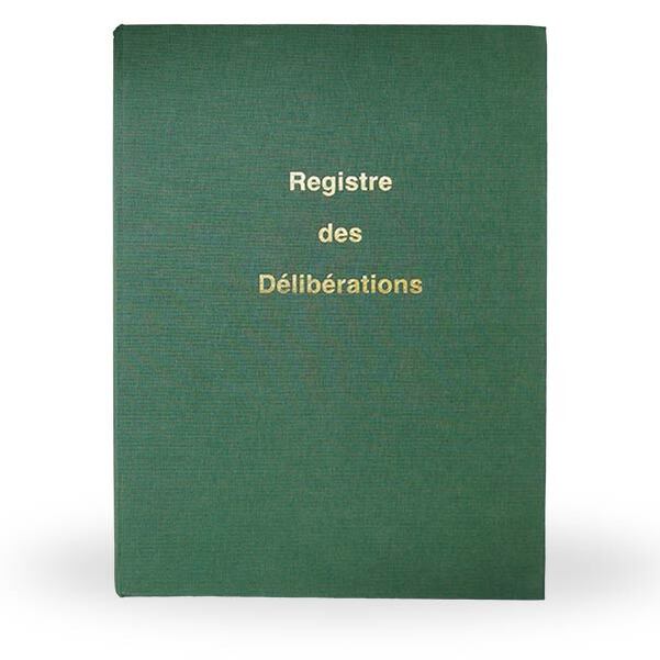 Registre des délibérations du conseil municipal manuscrit
