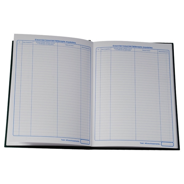 Registre d'expédition des courriers, courriels et télécopies 200 pages - Vignette 2