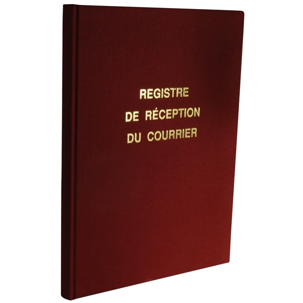 Registre de réception de courrier 200 pages