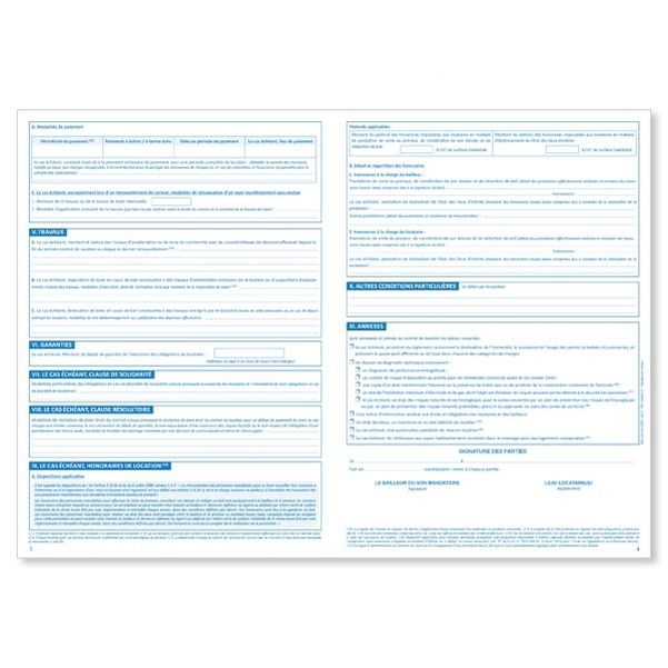 Contrat de location de logement meublé - Vignette 2