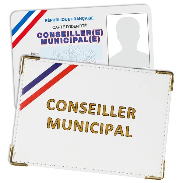 Carte identité de Conseiller Municipal avec étui nominatif