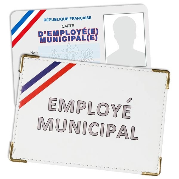 Carte identité Employé Municipal avec étui nominatif