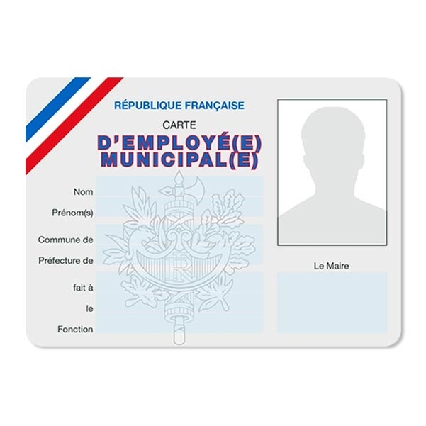 Carte identité Employé Municipal avec étui nominatif - Vignette 2