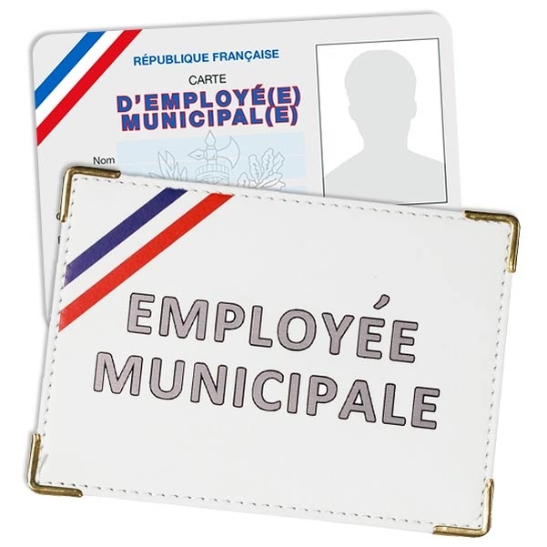 Carte identité Employée Municipale avec étui nominatif