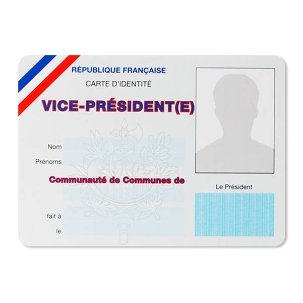 Carte identité de Vice-Président de Communauté avec étui nominatif - Vignette 2