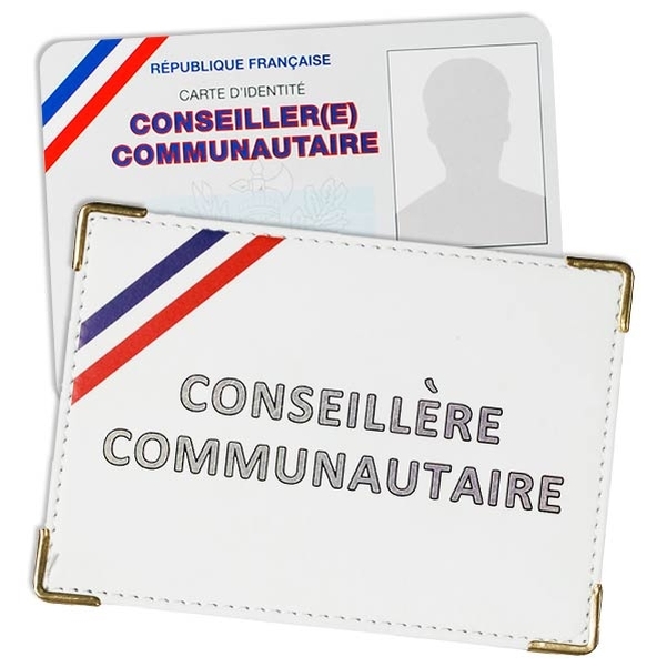 Carte identité de Conseillère Communautaire avec étui nominatif