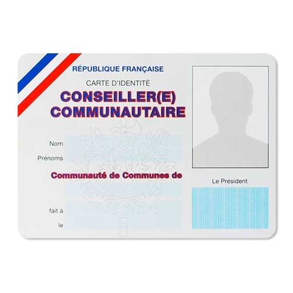 Carte identité de Conseillère Communautaire avec étui nominatif - Vignette 2