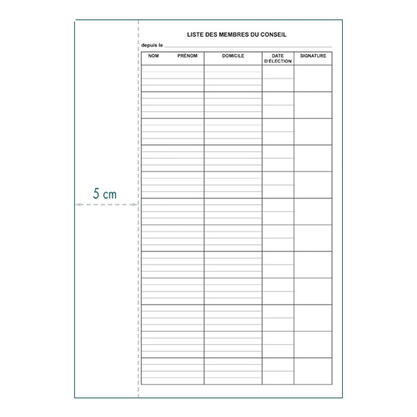 Pack d'ouverture pour registre à feuillets mobiles des délibérations du conseil municipal et des décisions du maire - Vignette 3