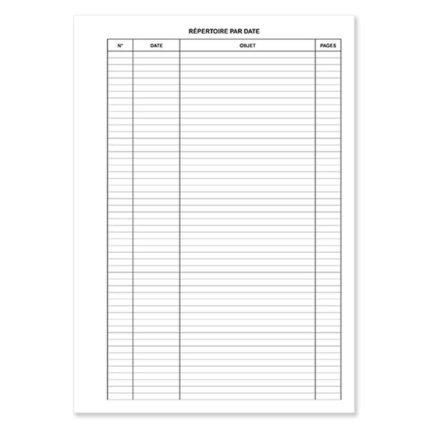 Pack d'ouverture pour registre tous usages - Vignette 3