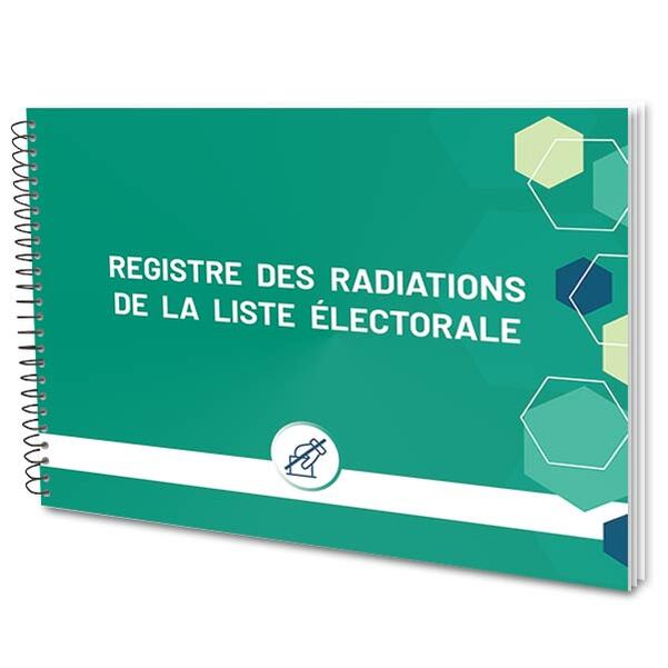 Registre des radiations de la liste électorale