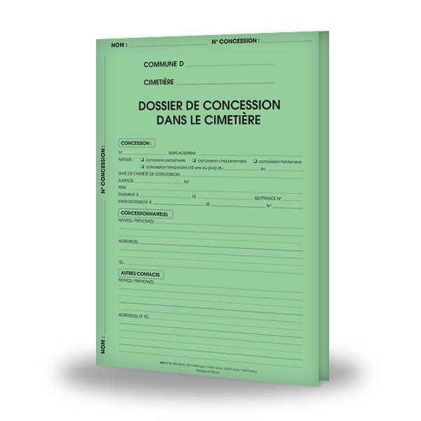 Chemise de concession verte