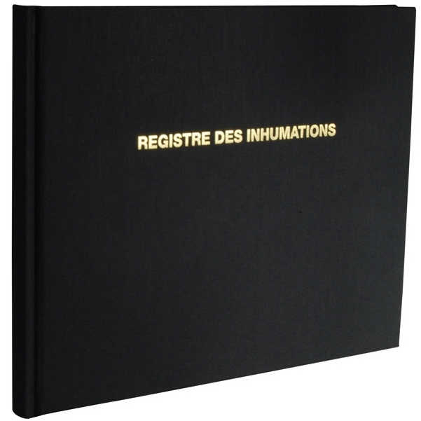 Registre des inhumations 200 pages