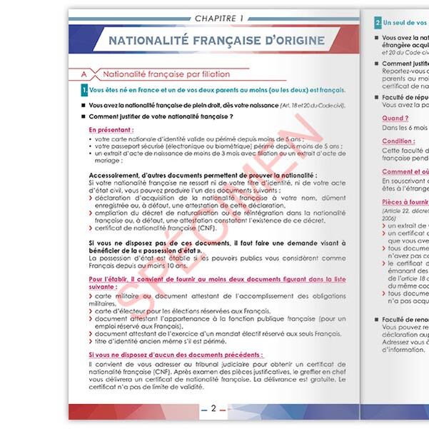 Guide pratique de la nationalité Française - Vignette 3