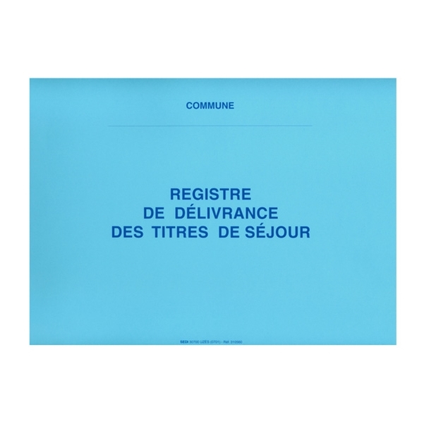 Registre des titres de séjour