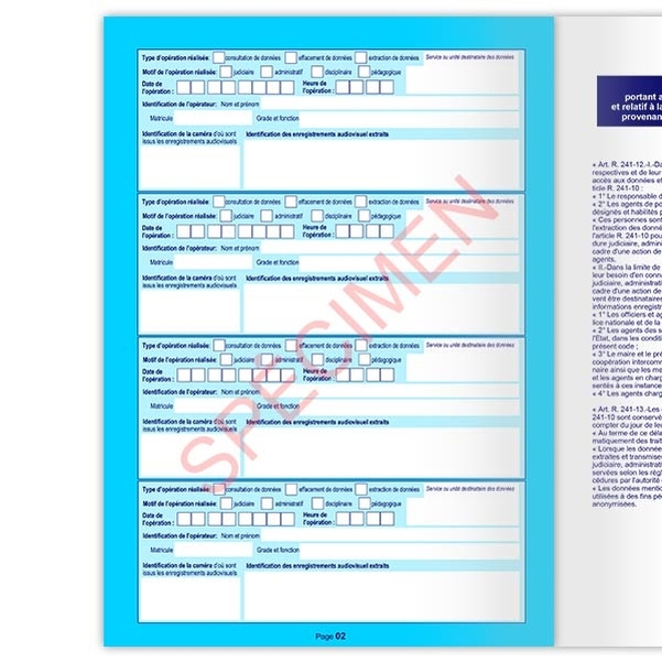 Registre caméras individuelles pour police municipale - Vignette 2