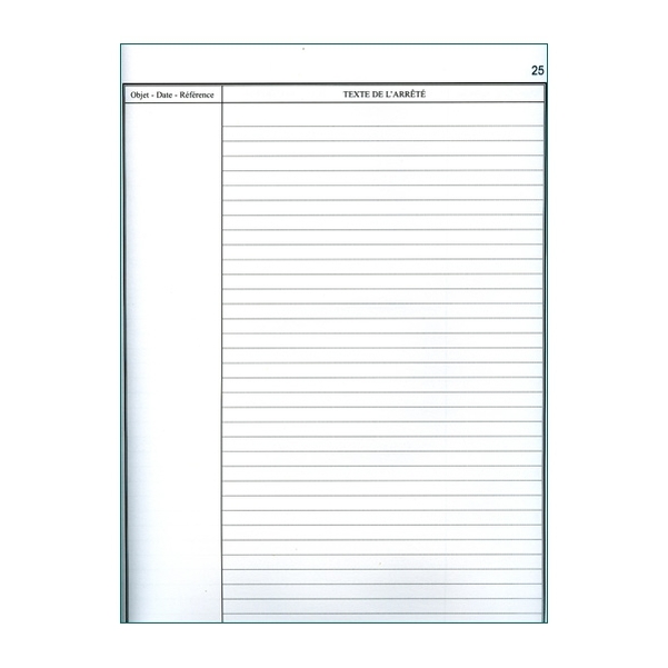 Registre des actes du maire à rédaction manuscrite - Vignette 3