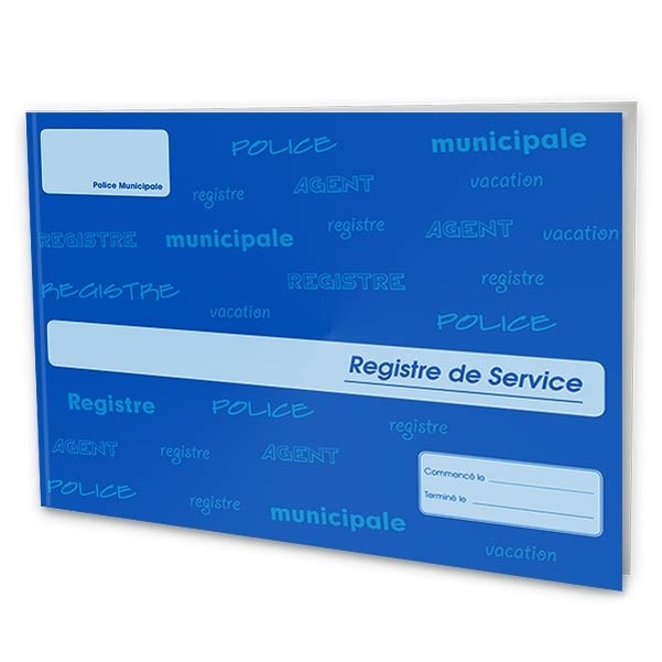 Registre de service pour police municipale