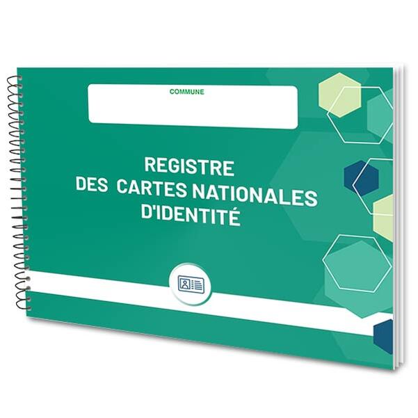Registre pour cartes d'identité 80 pages