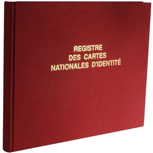 Registre pour cartes d'identité 148 pages