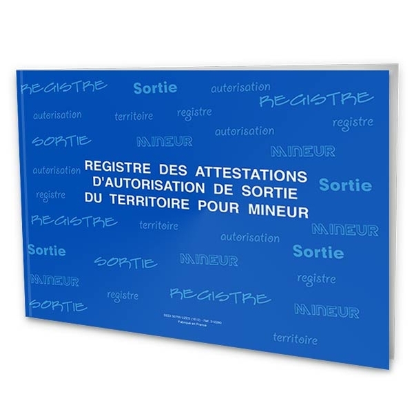 Registre des autorisations de sortie de territoire pour les mineurs