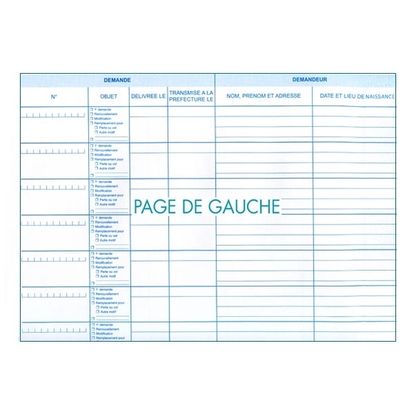 Registre pour passeports 148p. - Vignette 2
