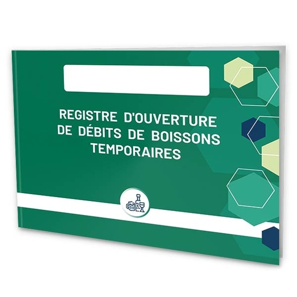 Registre des autorisations d'ouverture des débits TEMPORAIRES de boissons