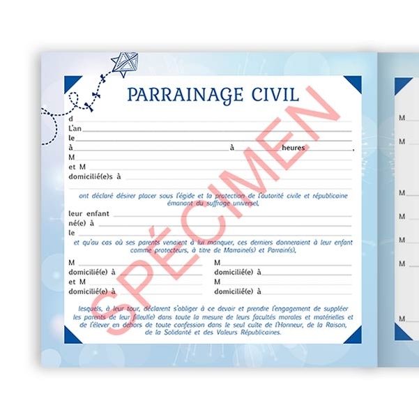 Livre d'Or Mon Parrainage Civil - Vignette 3