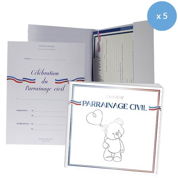 Pack parrainage civil avec livre d'or