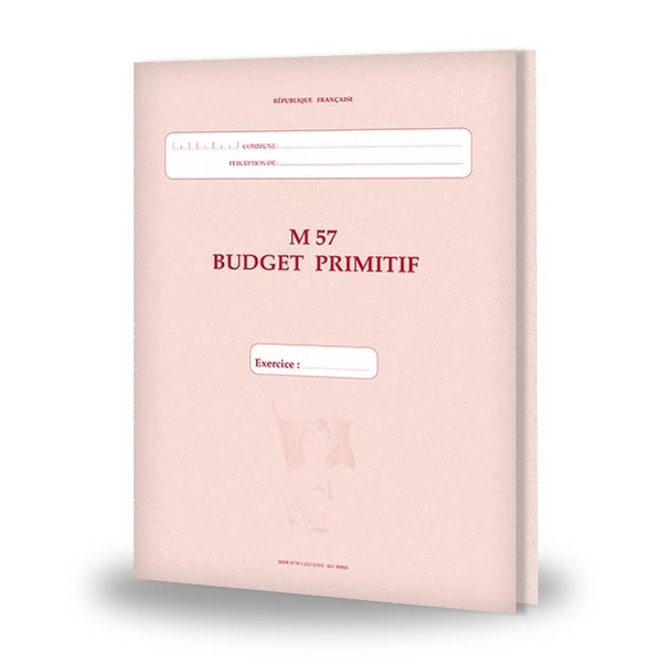 Chemise pour budget primitif des mairies, comptabilité M57