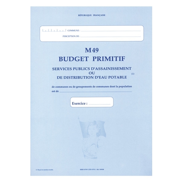 Chemise pour budget primitif ou supplémentaire M4