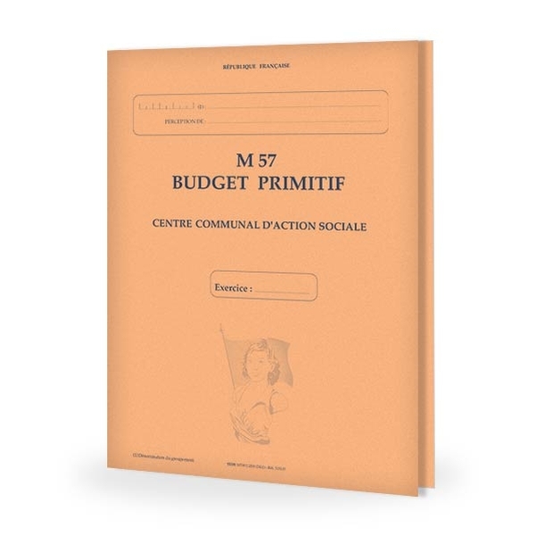 Chemise pour budget primitif des C.C.A.S. M57 plus profile 9 mm