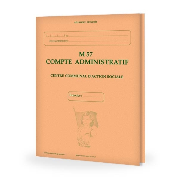 Chemise pour compte administratif des C.C.A.S. M57 plus profile 9 mm
