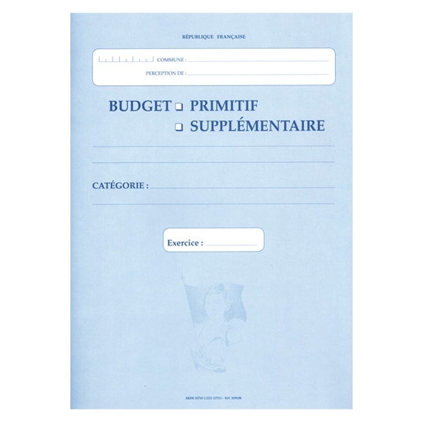 Chemise pour budget primitif pour tout organisme et toute comptabilité