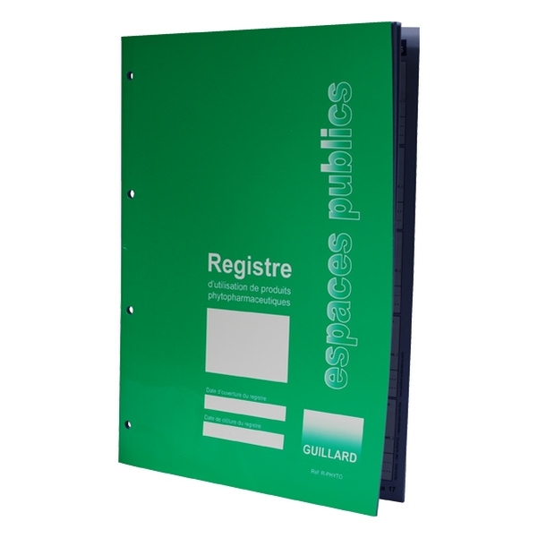 Registre d'utilisation des produits phytopharmaceutiques