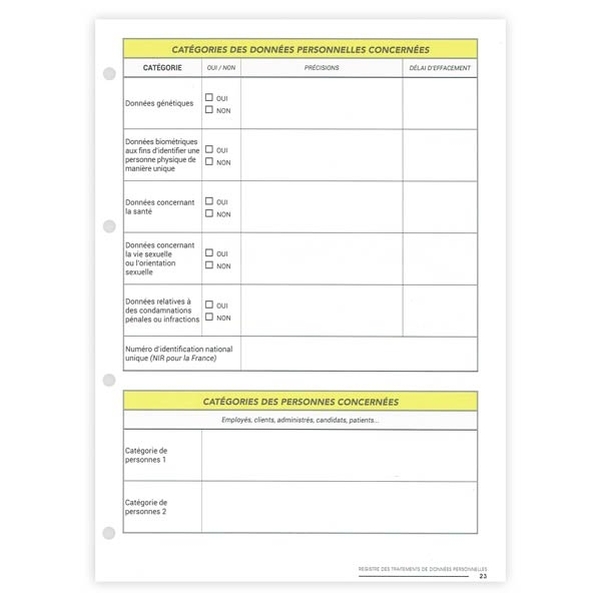 10 fiches de traitement des données personnelles pour Classeur RGPD - Vignette 3