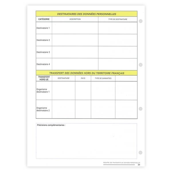 10 fiches de traitement des données personnelles pour Classeur RGPD - Vignette 4