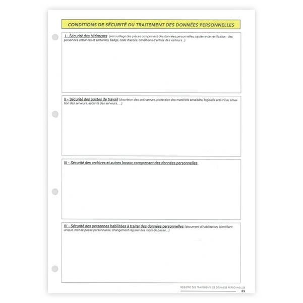 10 fiches de traitement des données personnelles pour Classeur RGPD - Vignette 5