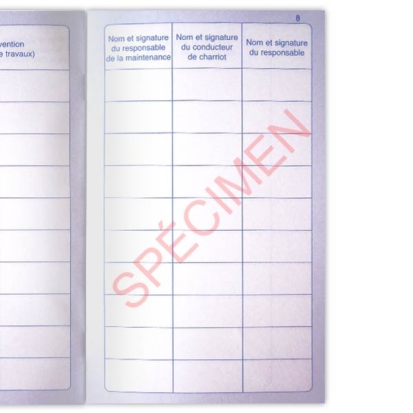 Carnet de maintenance des appareils de levage - Vignette 4
