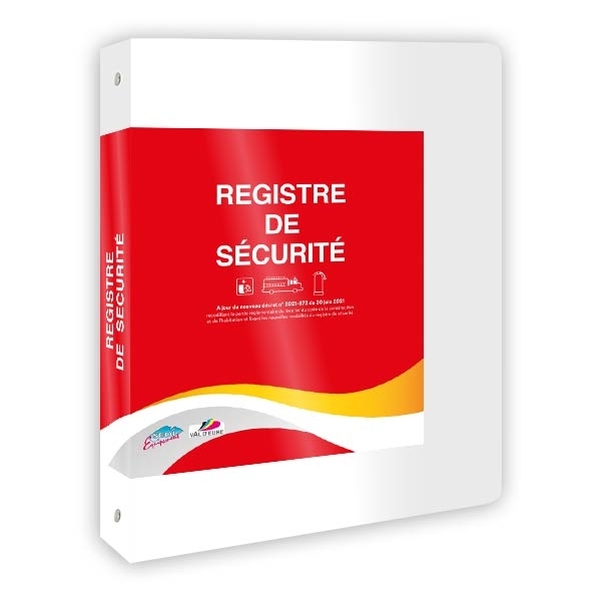 Classeur complet de registre de sécurité pour E.R.P.